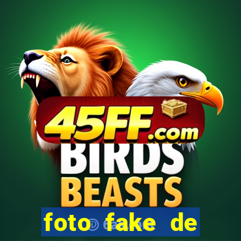 foto fake de mulher no espelho